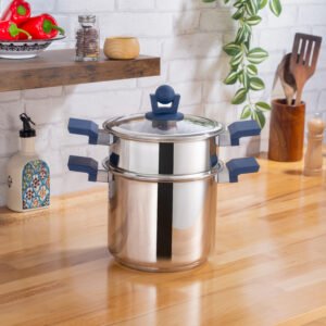 Couscousier en Inox - Bleu