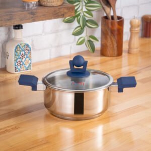 Marmite en Inox - Bleu