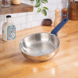 Poele en Inox - Bleu