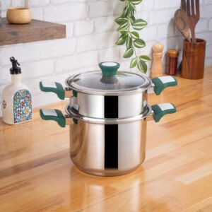 Couscousier en Inox - Vert