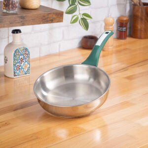 Poele en Inox - Vert